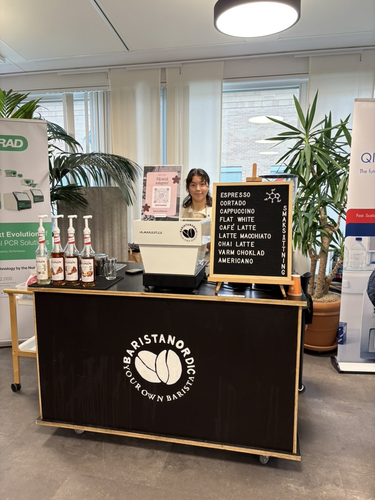 Kaffevagn på Medicon Village